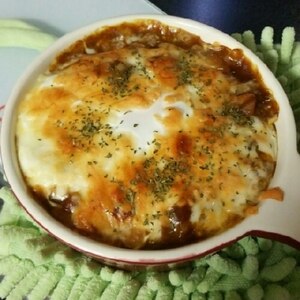 残ったカレーで福岡B級グルメ「焼きチーズカレー丼」